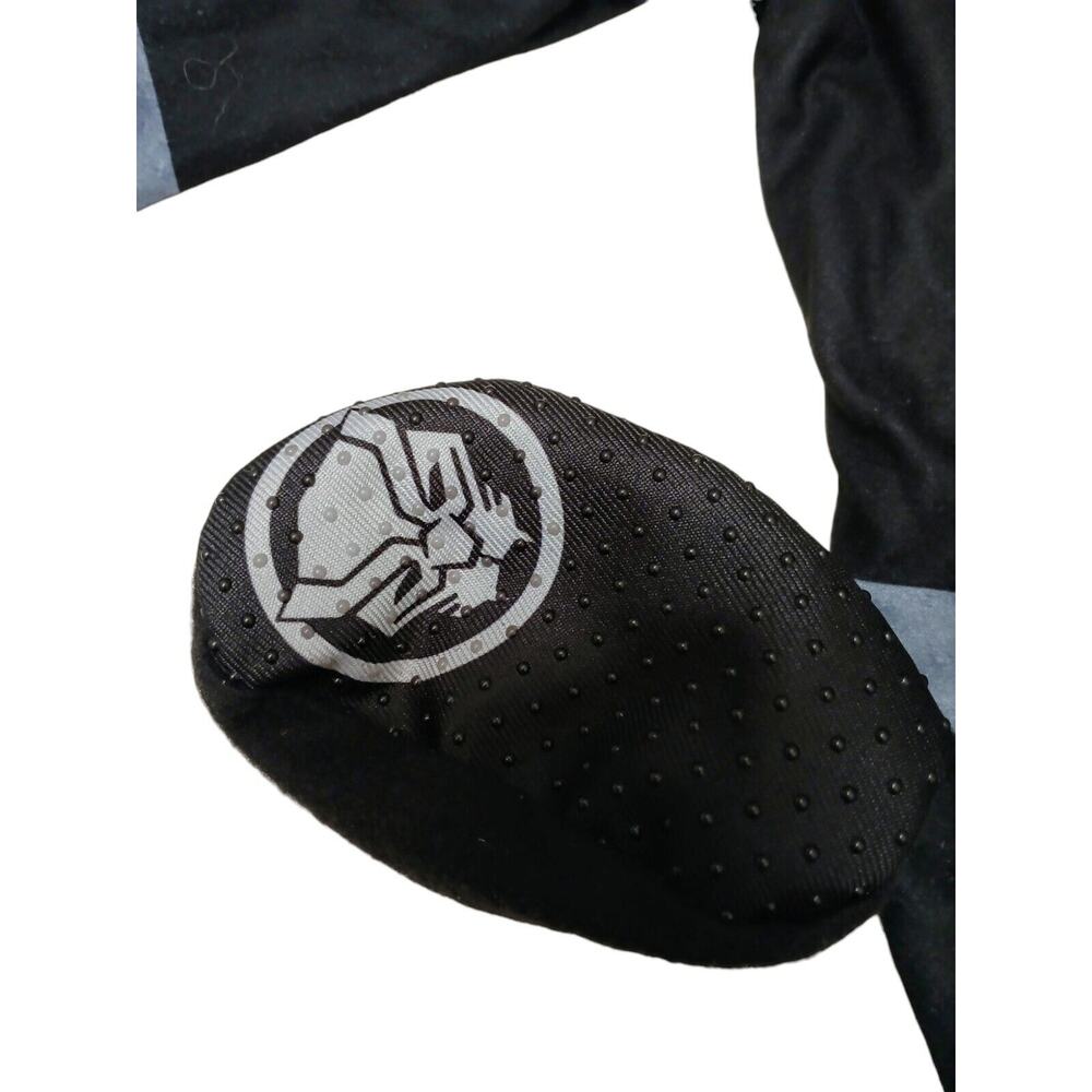 MARVEL Black Panther Costume Infant Sz 0-6 Mo 3 Pc Set NON-SLIP BOOTIE Halloween - Picture 8 of 15